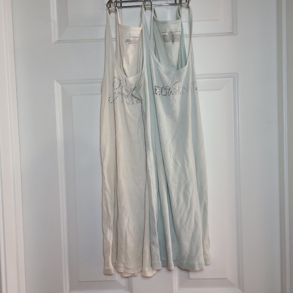 Victoria's Secret Rhinestone Tank Bride White Size Large